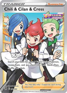 [TR] Chili & Cilan & Cress (258/264) [Sword & Shield: Fusion Strike]