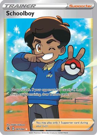 [PKM] Schoolboy (261/264) [Sword & Shield: Fusion Strike]