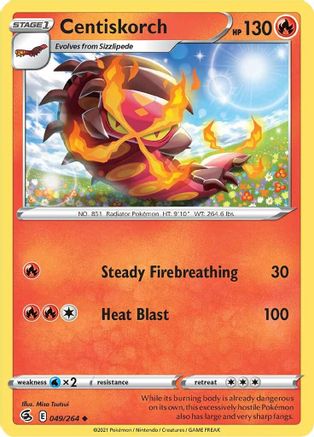 [PKM-C] Centiskorch (049/264) [Sword & Shield: Fusion Strike]