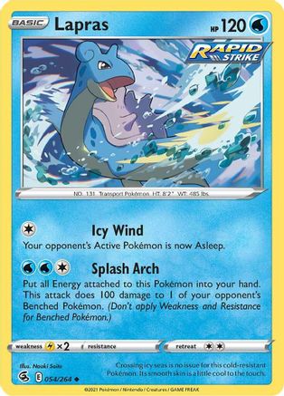 [PKM] Lapras (054/264) [Sword & Shield: Fusion Strike]