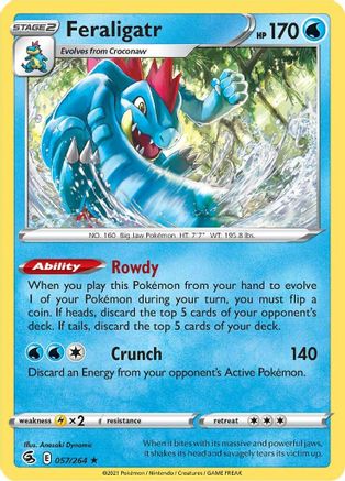 [PKM] Feraligatr (057/264) [Sword & Shield: Fusion Strike]