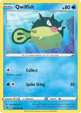 [PKM-C] Qwilfish (060/264) [Sword & Shield: Fusion Strike]