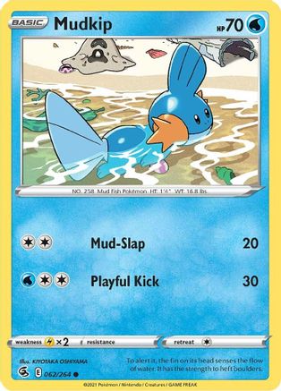 [PKM] Mudkip (062/264) [Sword & Shield: Fusion Strike]