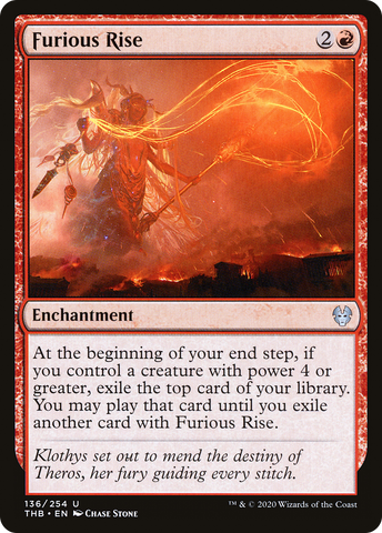 {C} Furious Rise [Theros Beyond Death][THB 136]
