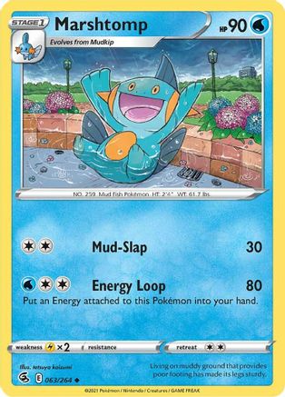 [PKM] Marshtomp (063/264) [Sword & Shield: Fusion Strike]