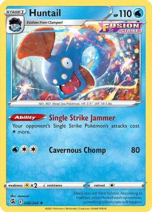 [PKM-R] Huntail (066/264) [Sword & Shield: Fusion Strike]
