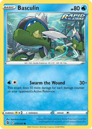 [PKM-C] Basculin (070/264) [Sword & Shield: Fusion Strike]