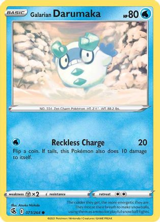 [PKM] Galarian Darumaka (071/264) [Sword & Shield: Fusion Strike]