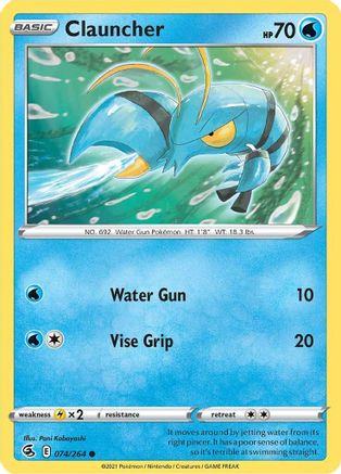 [PKM] Clauncher (074/264) [Sword & Shield: Fusion Strike]