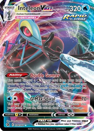 [PKM] Inteleon VMAX (079/264) [Sword & Shield: Fusion Strike]