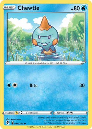 [PKM-C] Chewtle (080/264) [Sword & Shield: Fusion Strike]