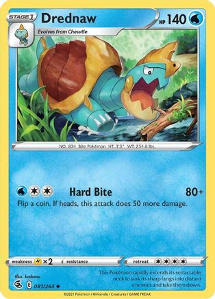 [PKM-C] Drednaw (081/264) [Sword & Shield: Fusion Strike]