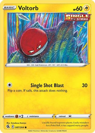 [PKM-C] Voltorb (087/264) [Sword & Shield: Fusion Strike]