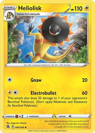 [PKM] Heliolisk (099/264) [Sword & Shield: Fusion Strike]