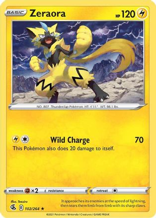 [PKM] Zeraora (102/264) [Sword & Shield: Fusion Strike]