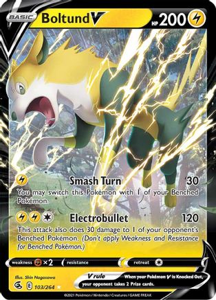 [PKM] Boltund V (103/264) [Sword & Shield: Fusion Strike]