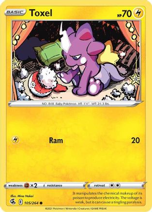 [PKM-C] Toxel (105/264) [Sword & Shield: Fusion Strike]