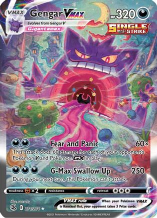 [PKM] Gengar VMAX (271/264) [Sword & Shield: Fusion Strike]