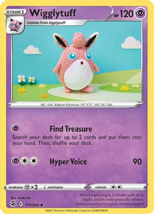 [PKM-C] Wigglytuff (111/264) [Sword & Shield: Fusion Strike]