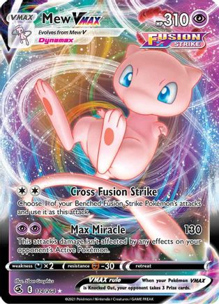 [PKM] Mew VMAX (114/264) [Sword & Shield: Fusion Strike]