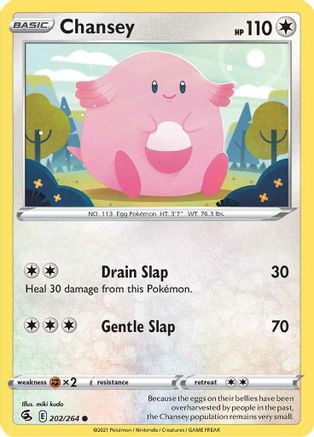 [PKM] Chansey (202/264) [Sword & Shield: Fusion Strike]
