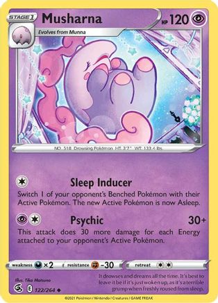 [PKM] Musharna (122/264) [Sword & Shield: Fusion Strike]