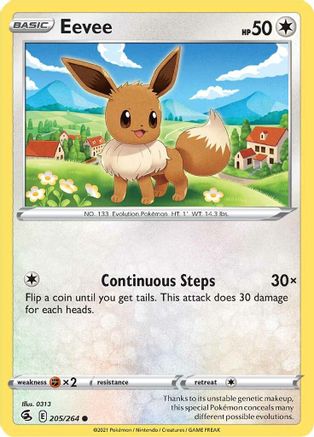[PKM] Eevee (205/264) [Sword & Shield: Fusion Strike]