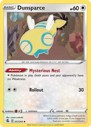 [PKM] Dunsparce (207/264) [Sword & Shield: Fusion Strike]