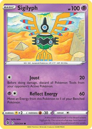 [PKM] Sigilyph (123/264) [Sword & Shield: Fusion Strike]