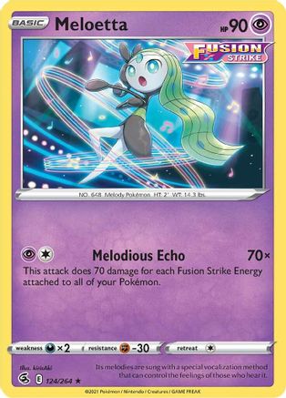 [PKM] Meloetta (124/264) [Sword & Shield: Fusion Strike]