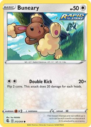 [PKM] Buneary (212/264) [Sword & Shield: Fusion Strike]