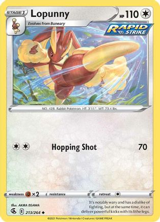 [PKM] Lopunny (213/264) [Sword & Shield: Fusion Strike]