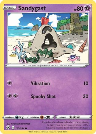 [PKM] Sandygast (125/264) [Sword & Shield: Fusion Strike]