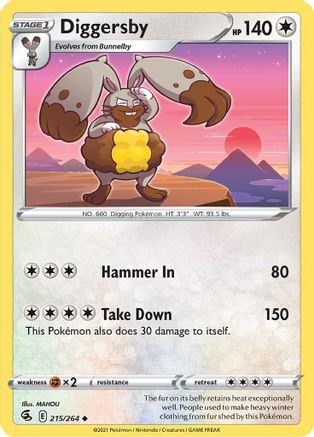 [PKM-C] Diggersby (215/264) [Sword & Shield: Fusion Strike]