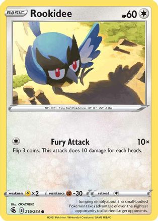 [PKM] Rookidee (219/264) [Sword & Shield: Fusion Strike]