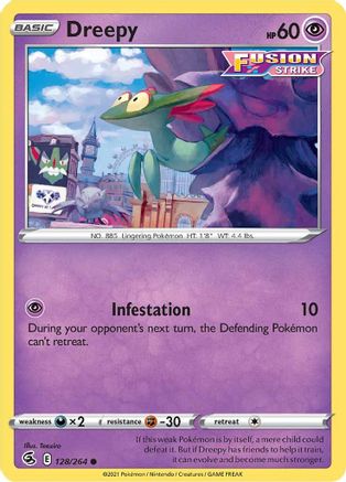 [PKM] Dreepy (128/264) [Sword & Shield: Fusion Strike]