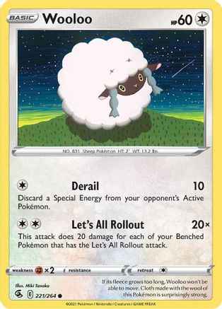 [PKM] Wooloo (221/264) [Sword & Shield: Fusion Strike]