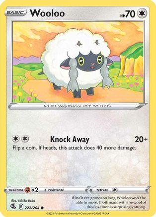 [PKM-C] Wooloo (222/264) [Sword & Shield: Fusion Strike]