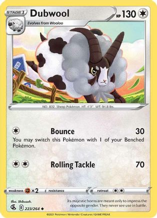 [PKM-C] Dubwool (223/264) [Sword & Shield: Fusion Strike]