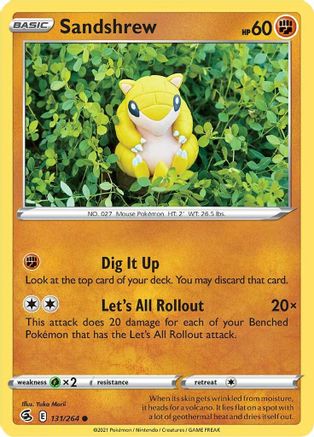 [PKM] Sandshrew (131/264) [Sword & Shield: Fusion Strike]