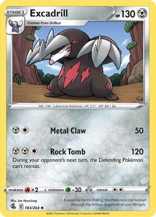 [PKM] Excadrill (183/264) [Sword & Shield: Fusion Strike]