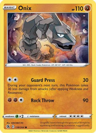 [PKM-C] Onix (138/264) [Sword & Shield: Fusion Strike]