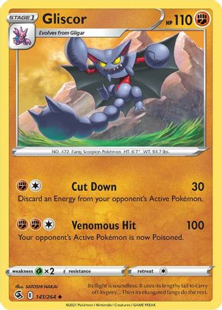 [PKM] Gliscor (141/264) [Sword & Shield: Fusion Strike]