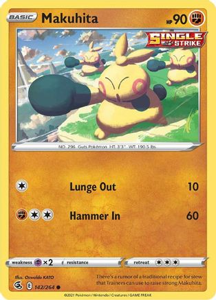 [PKM] Makuhita (142/264) [Sword & Shield: Fusion Strike]