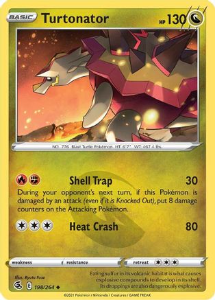 [PKM-C] Turtonator (198/264) [Sword & Shield: Fusion Strike]