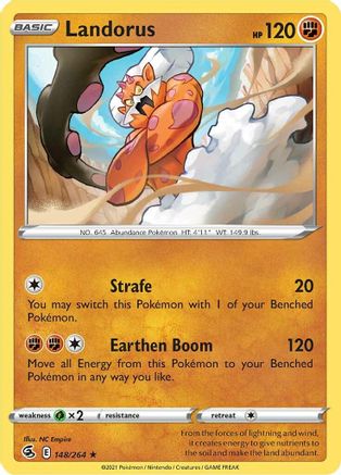 [PKM-R] Landorus (148/264) [Sword & Shield: Fusion Strike]