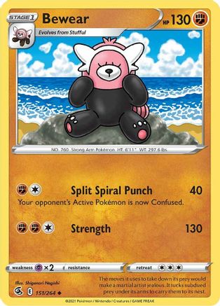 [PKM] Bewear (151/264) [Sword & Shield: Fusion Strike]