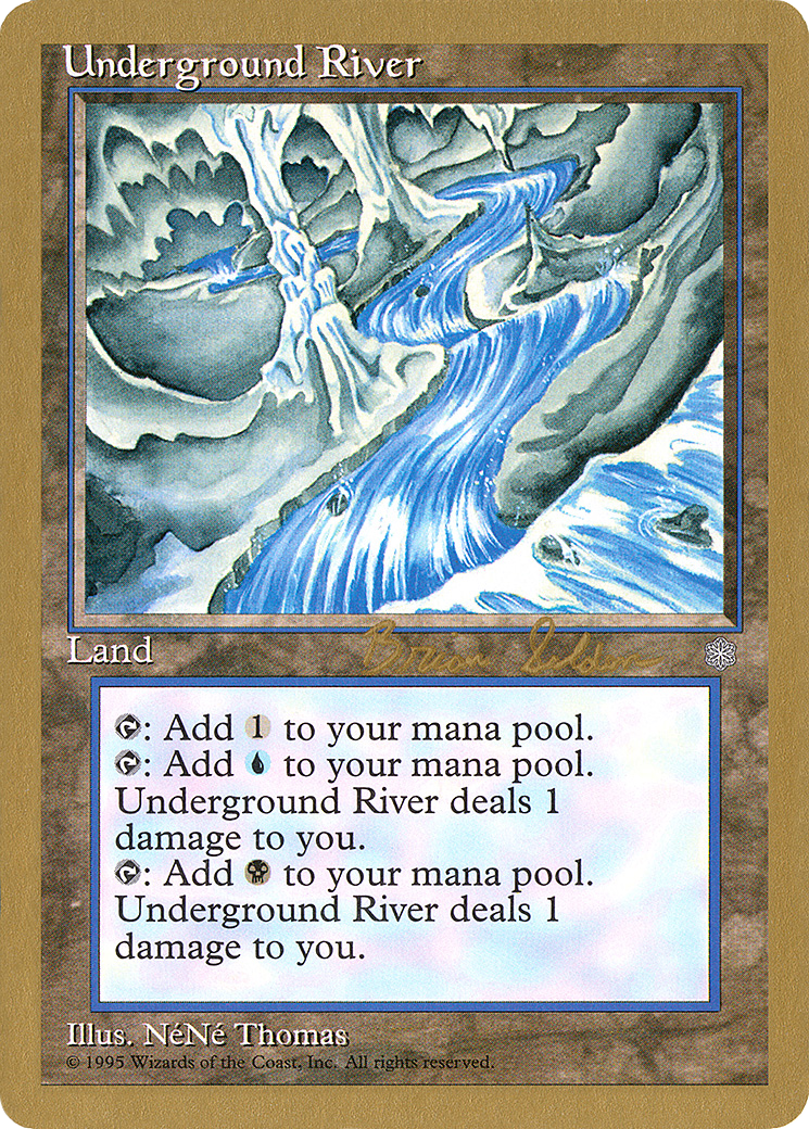 {R} Underground River (Brian Selden) [World Championship Decks 1998][GB WC98 BS362] - Misty Mountain Games