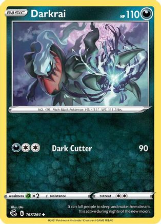 [PKM] Darkrai (167/264) [Sword & Shield: Fusion Strike]