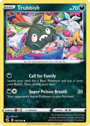 [PKM] Trubbish (168/264) [Sword & Shield: Fusion Strike]